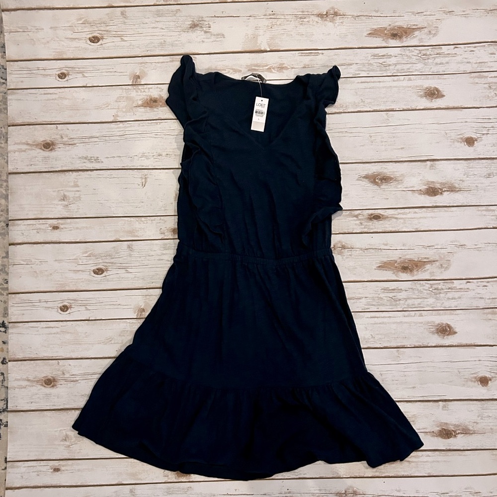 Navy blue, cotton sundress